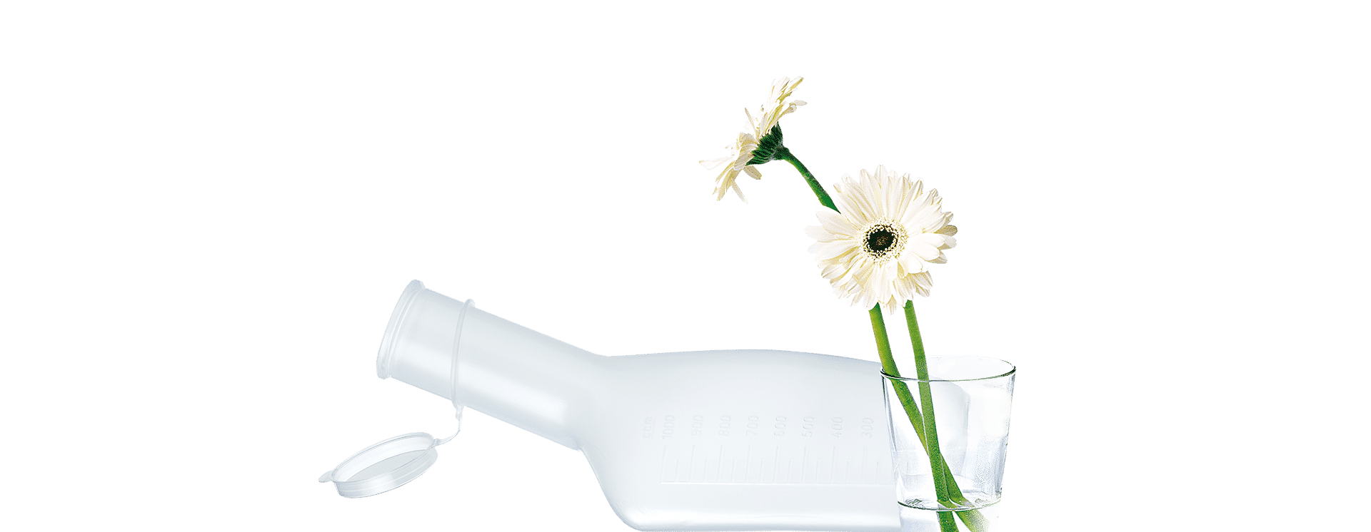 Bottle for urine Clean the urine bottle